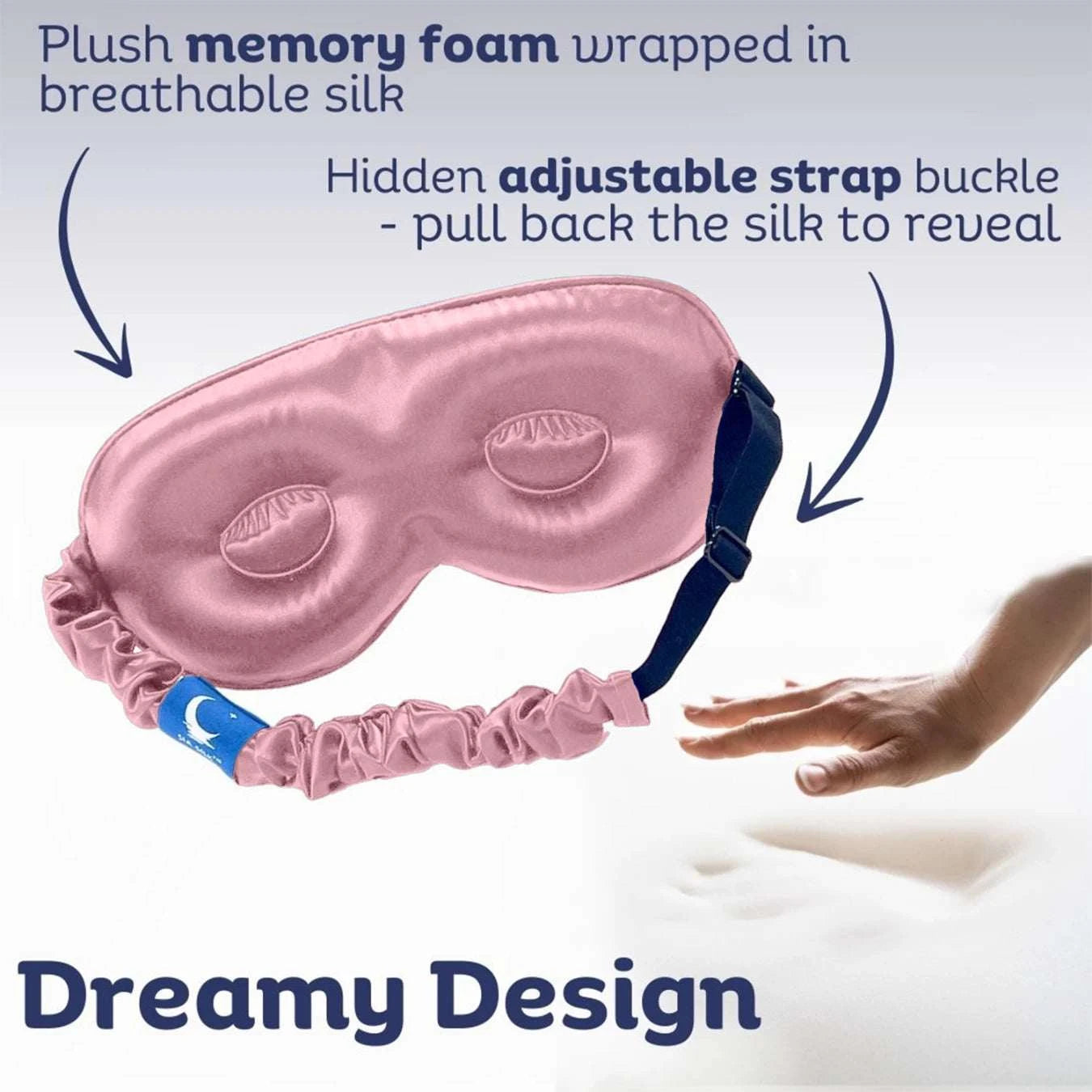 Sia Silk® Sleep Mask with extra deep eye cups for long lashes - Dusty This luxurious silk eye mask from Sia Silk® provides total blackout and ultimate comfort for beauty sleep. Crafted from the finest 100% mulberry anti-aging silk withMy StoreSia SilkSia Silk® Sleep Mask
