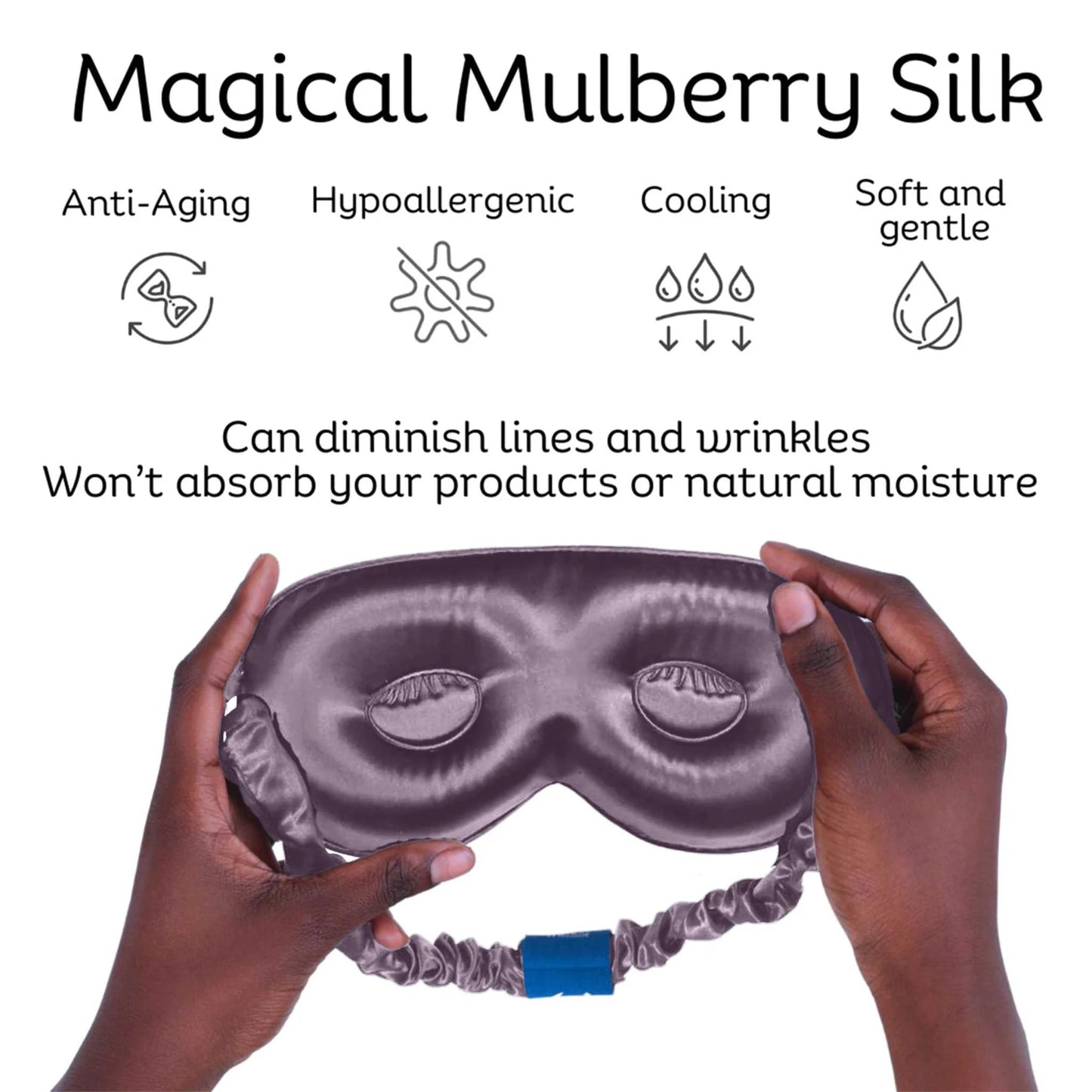 Sia Silk® Sleep Mask with extra deep eye cups for long lashes - MauveThis luxurious silk eye mask from Sia Silk® provides total blackout and ultimate comfort for beauty sleep. Crafted from the finest 100% mulberry anti-aging silk withSleep MaskMy StoreSia SilkSia Silk® Sleep Mask