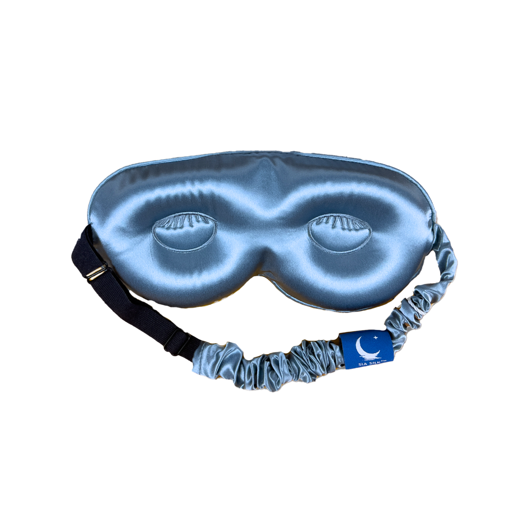 Sia Silk® Sleep Mask with extra deep eye cups for long lashes - StormThis luxurious silk eye mask from Sia Silk® provides total blackout and ultimate comfort for beauty sleep. Crafted from the finest 100% mulberry anti-aging silk withSleep MaskMy StoreSia SilkSia Silk® Sleep Mask