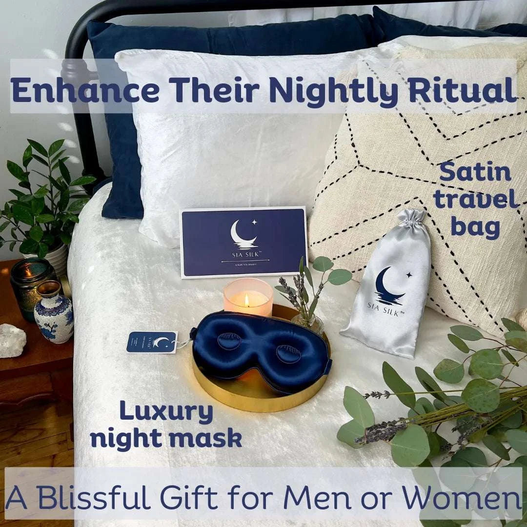Sia Silk® Sleep Mask with extra deep eye cups for long lashes - StormThis luxurious silk eye mask from Sia Silk® provides total blackout and ultimate comfort for beauty sleep. Crafted from the finest 100% mulberry anti-aging silk withSleep MaskMy StoreSia SilkSia Silk® Sleep Mask